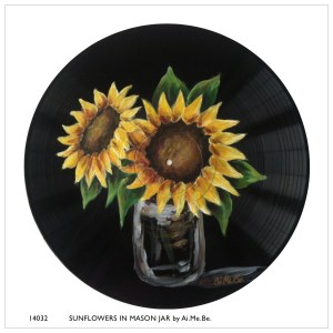 14032_Sunflowers in Mason Jar